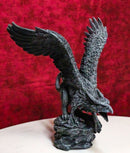 Winged Gothic Stone Griffon Griffin Eagle Lion Gargoyle Roaring Figurine