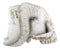 Gothic Angel Of Hades Ram Horned Skull With Nude Winged Redemption Figurine