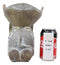Ebros Gold Mosaic Design Elephant Laying Down W/ Trunk Up Holding Bowl Decor