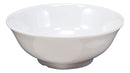 Restaurant Supply Contemporary Round White Jade Melamine Large Soup Bowls Set 2