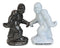 Ebros Big Foot Ceramic Salt and Pepper Shakers Set