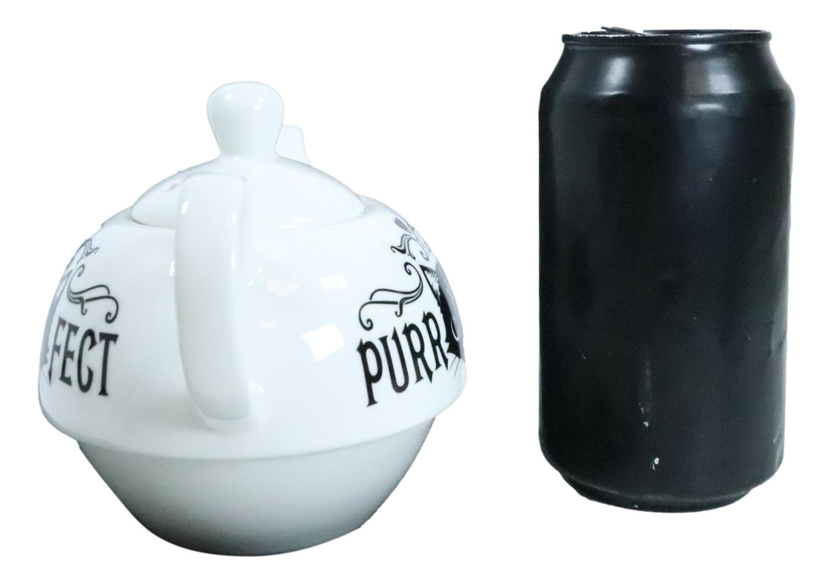 Pentagram Purr Fect Cat Brew Stackable Tea Pot And Cup With Saucer Set Of 3