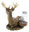 Rustic 8 Point Antlers Buck Deer Stag With Saddlebags Salt Pepper Shakers Holder