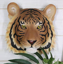 Ebros Mini Orange Bengal Tiger Head Wall Decor Plaque 7.5"H Wall Decor Plaque