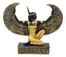 Ebros Egyptian Kneeling Goddess Maat with Open Wings Figurine 8.5" Long Decor Sculpture Collectible