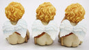 Set of Three See Hear Speak No Evil Wise Cupid Angel Babies Figurine Set Decor