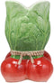 Ebros 8.25" Tall Ceramic Radish Root Bunch Flower Vase Kitchen Utensils Holder