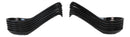 Glossy Black Melamine Ladle Style Soup Spoons With Hook Ends 1oz Set of 12 Spoon