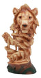 Ebros Savanna Safari Lion Bust Statue 13"Tall Lion King Pride Rock Lion Family
