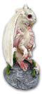 Colorful Fruits Vegetables Pale White Garlic Dragon Figurine Fairy Garden Decor