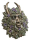 Ebros Spring Blooms & Blossoms Horned Greenman Pan Wall Decor Plaque Sculpture