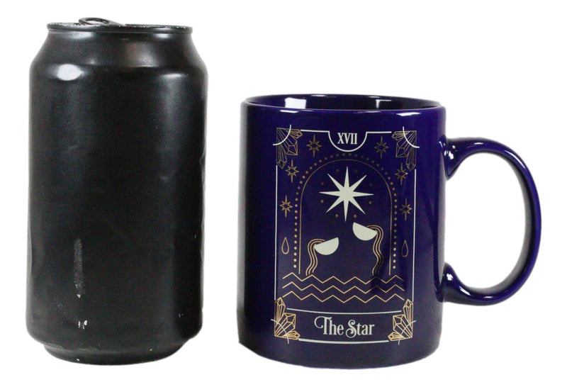 Wicca Fortune Teller Psychic Tarot Cards The Star Ceramic Tea Coffee Mug Cup