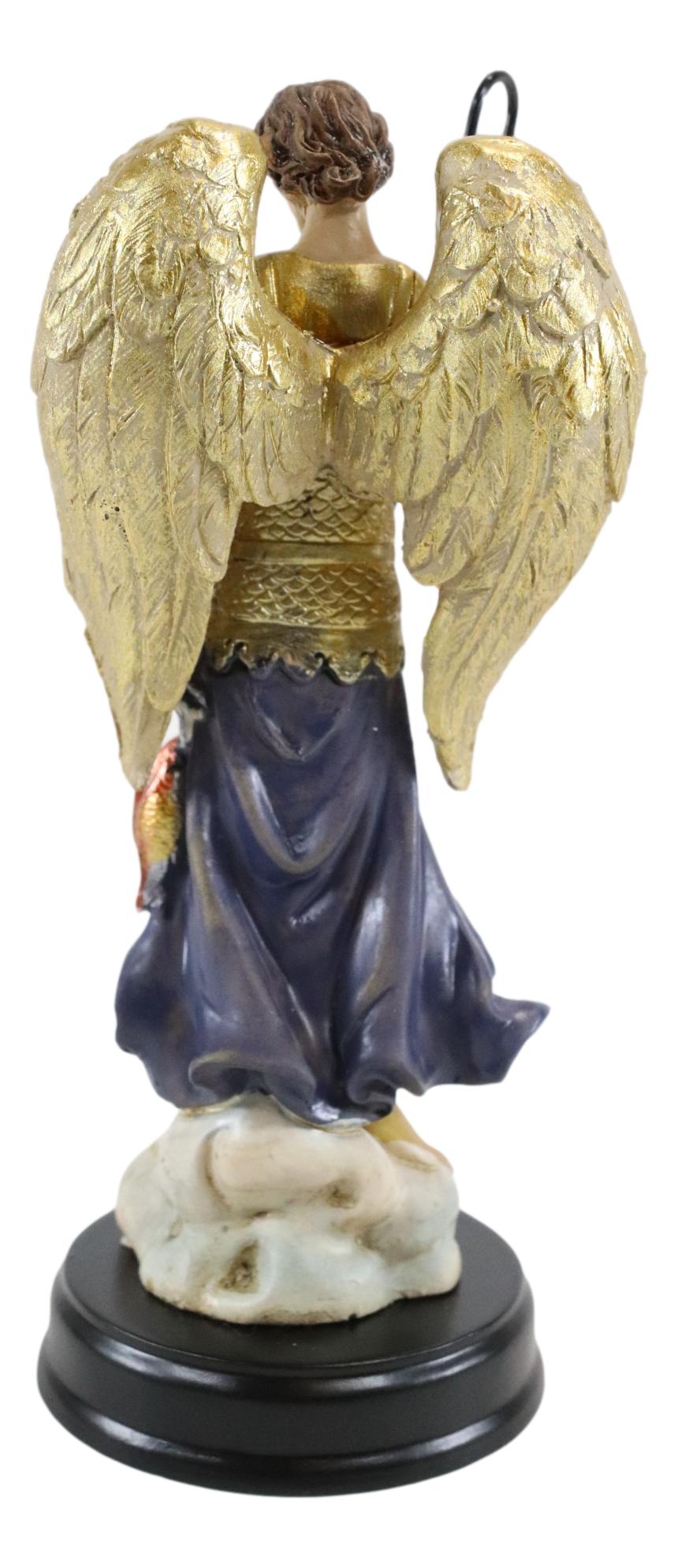 Archangel Raphael God's Healing 5" Inch Holy Religious Figurine Altar Sculpture - Ebros Gift