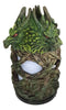 Ebros Greenman Dryad Tree Hydra 4 Headed Dragon Aroma Oil Diffuser With LED Lights