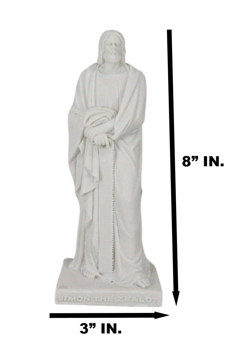 Thorvaldsen Copenhagen Museum Christ Hall Apostle Saint Simon The Zealot Statue - Ebros Gift