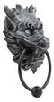 Ebros Far East Oriental Chinese Dragon Door Knocker Resin With Metal Ball