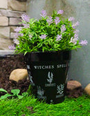 Witches Spell Herbs Garden Triple Moon Wicca Witch Flower Herbs Planter Pot