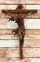 Ebros Large 19.75" High INRI Jesus Christ Cross Wall Hanging Crucifix Crosses