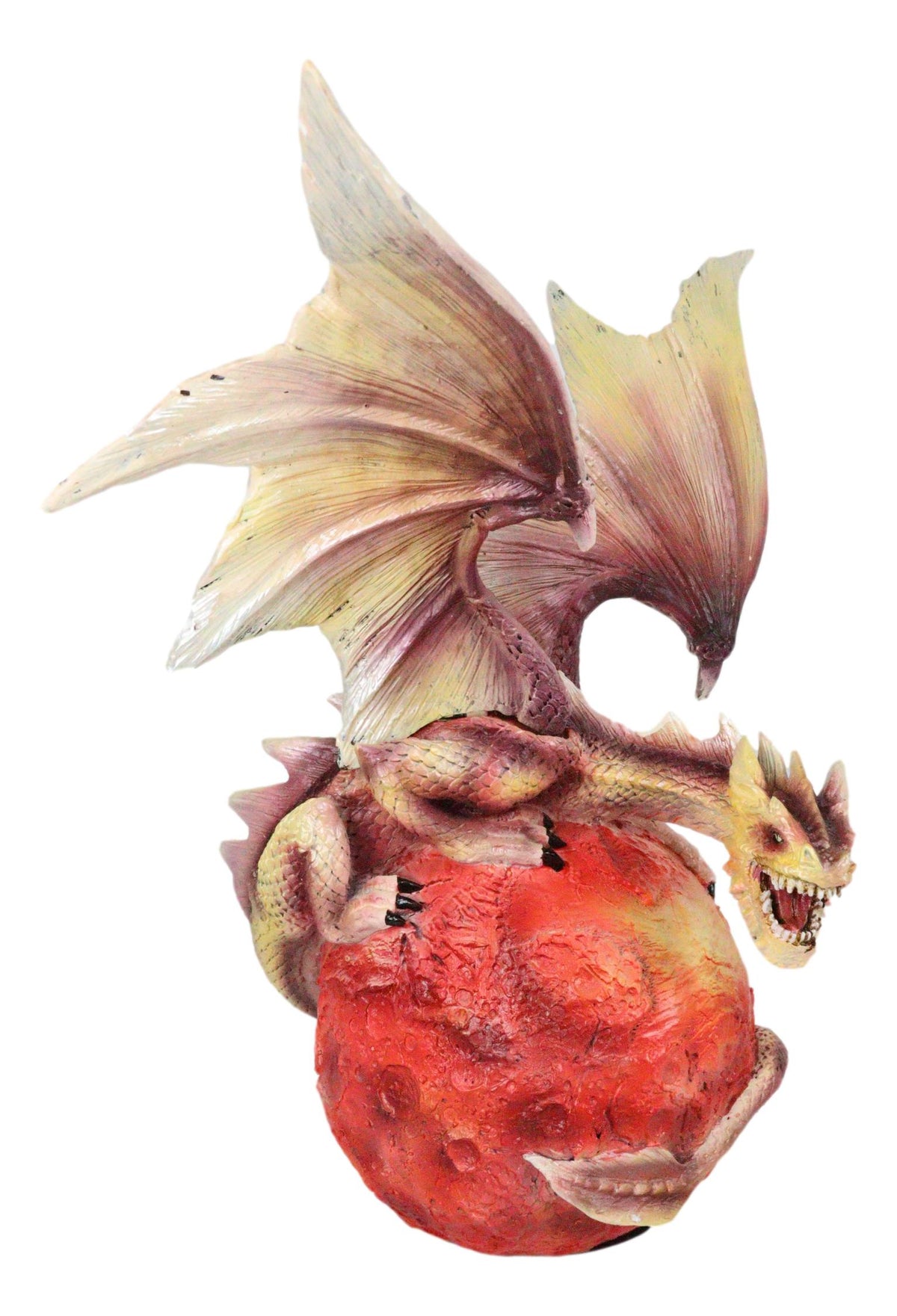 Ebros Celestial Galaxy Planet Mars Terrestrial Red Guardian Dragon Figurine Decor - Ebros Gift