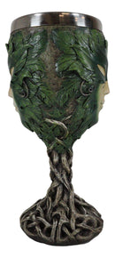Ebros Rustic Woods Willow Forest Spirit Greenman Lady Wine Goblet Chalice Greenlady