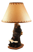 Ebros Story Time Fable Mother Bear Reading Book To Her Cub By Tree Table Lamp