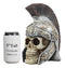 Praetorian Guard Roman Helmet Skull Statue 8.25"H Emperor Caesar Skull Figurine