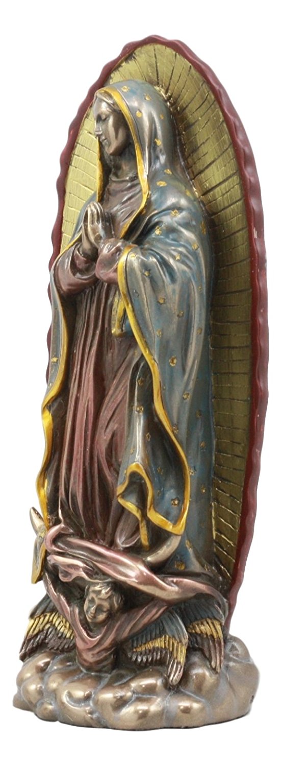 Ebros Our Blessed Virgin Lady of Guadalupe Statue 7.75"H Holy Mother Catholic Divinity Figurine
