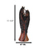 Rustic Western Country Heart Double Chestnut Horses Decorative Floral Vase