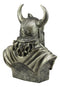 Ebros Warrior God Odin The Alfather Bust Statue 12"H Norse Viking God Odin Ruler Of Asgard Sculptural Figurine