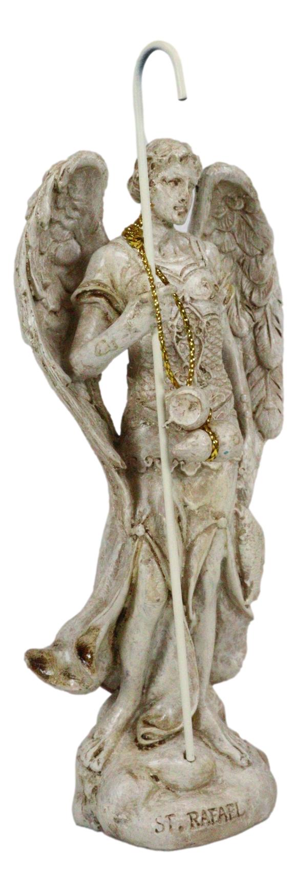 Holy Archangel Saint Raphael Pennance Sacrament Healing Of God Figurine 5" Tall