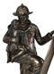 Brave Fireman Fire Fighter Hero Saving Child Descending From Ladder Figurine