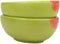 Ebros Ceramic Green European Olive Half Slice Small 4oz Dipping Bowl (SET OF 2)