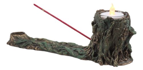 Forest Ent Nature Tree God Greenman Votive Candle Holder Incense Burner