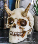 Small Goat Horned Demon Skull Statue Hell Spawn Skeleton Inferno Imp Figurine