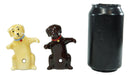 Ebros Colorful Ceramic Labradors Dog Couple Hugging Dancing Salt Pepper Shakers Set