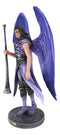 Ebros  Judaic Colorful Cherubim Messenger Archangel Saint Gabriel Statue 15"H
