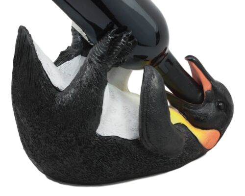 Ebros South Pole Emperor Penguin Wine Holder Birds Of Antarctica Kitchen Decor