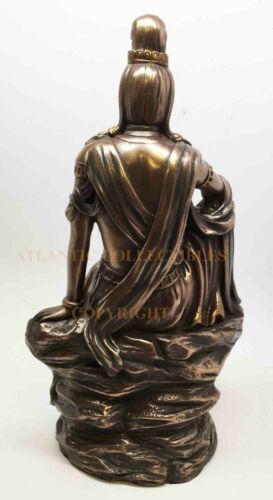 Ebros Bodhisattva Goddess Water and Moon Kuan Yin Guanyin Statue Sculpture