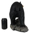 Large Realistic Strolling Black Bear Statue 16.5"L Rustic Cabin Decor Figurine