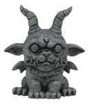 Ebros Gothic Horned Bulldog Gargoyle Agamon Figurine Small Fantasy Decor