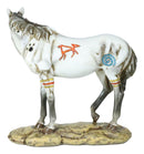 Ebros Native Indian Tribal Beauty Medicine Spirit Horse Hand Crafted Statue 8"H Decor