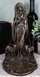 Celtic Goddess of Fire Brigid Statue Patroness Of Hope Poetry Livestock Healing