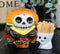 Furry Bones Stacked Up Hamburger Sandwich And Fries Skeleton Furrybones Figurine