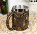 Ebros Norse Mythology Viking Goddess Valkyrie Coffee Mug 13oz Resin Drink Cup Tankard