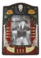 Rustic Western Cowboy Dual Gun Revolvers Horseshoe Cow Skull Photo Frame 4"X6"