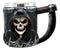 Skeleton Ghost Grim Reaper With Scythe Death Tankard Coffee Beer Mug Cup Death