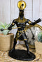 Egyptian God Horus Ra With Sun And Uraeus Disc Statue Deity of Sun War And Sky