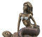 Ebros Ocean Mermaid Riding On Sea Turtle Statue Nautical Sirens Of The Seas Coral Reef