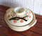 Japanese Cherry Blossom Donabe Stoneware Hot Clay Pot Casserole With Lid 90 FLOZ