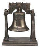 Ebros Independence Hall Liberty Bell Statue 5"Tall American Freedom - Ebros Gift